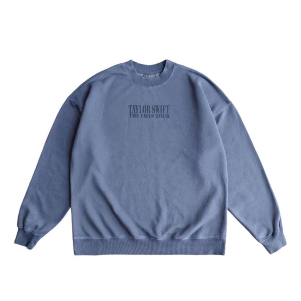 Taylor swift eras tour official blue crewneck - US 2023 leg
